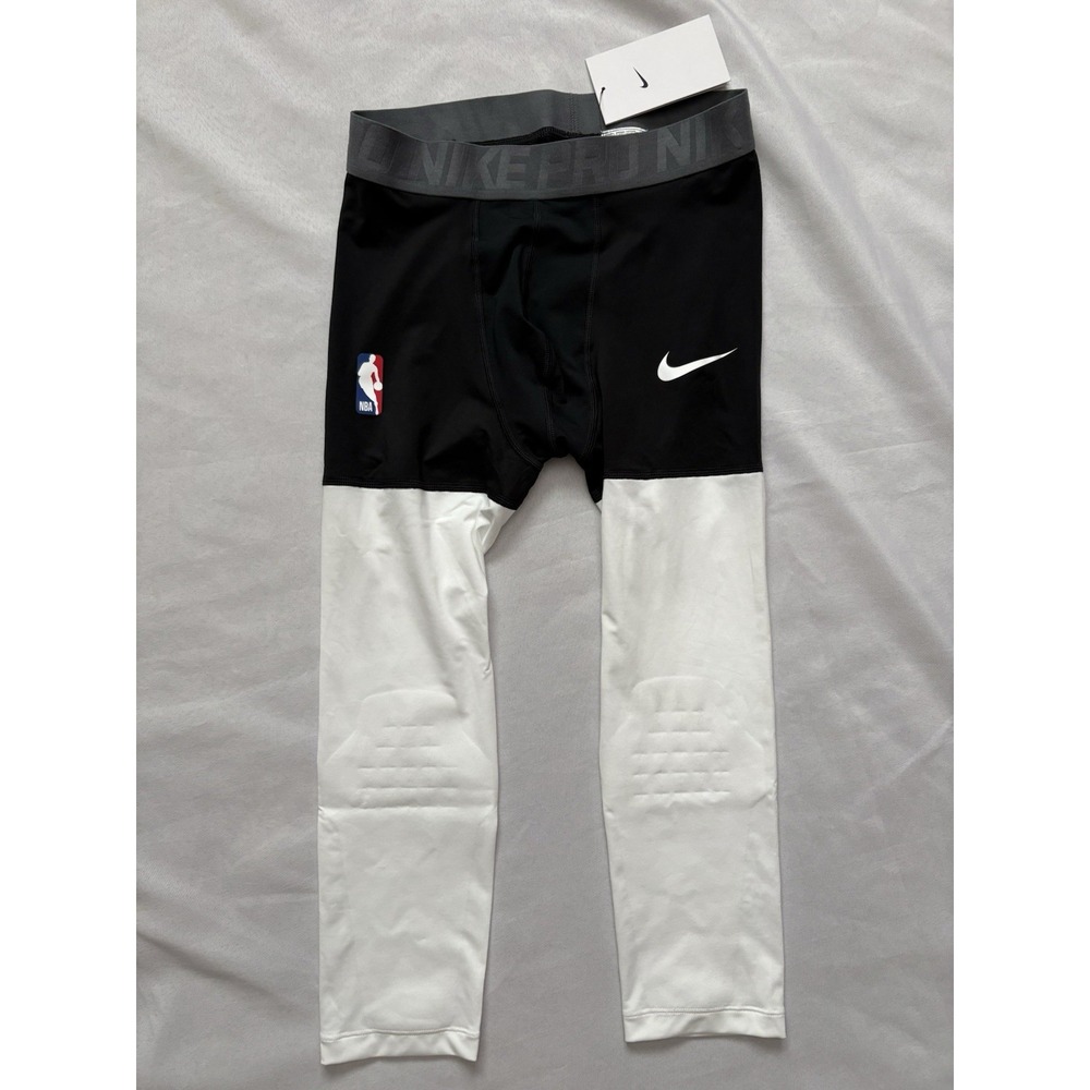 NEW Nike Pro NBA Player Issued 3/4 Compression Tights Mens Size Small AT9764-011
